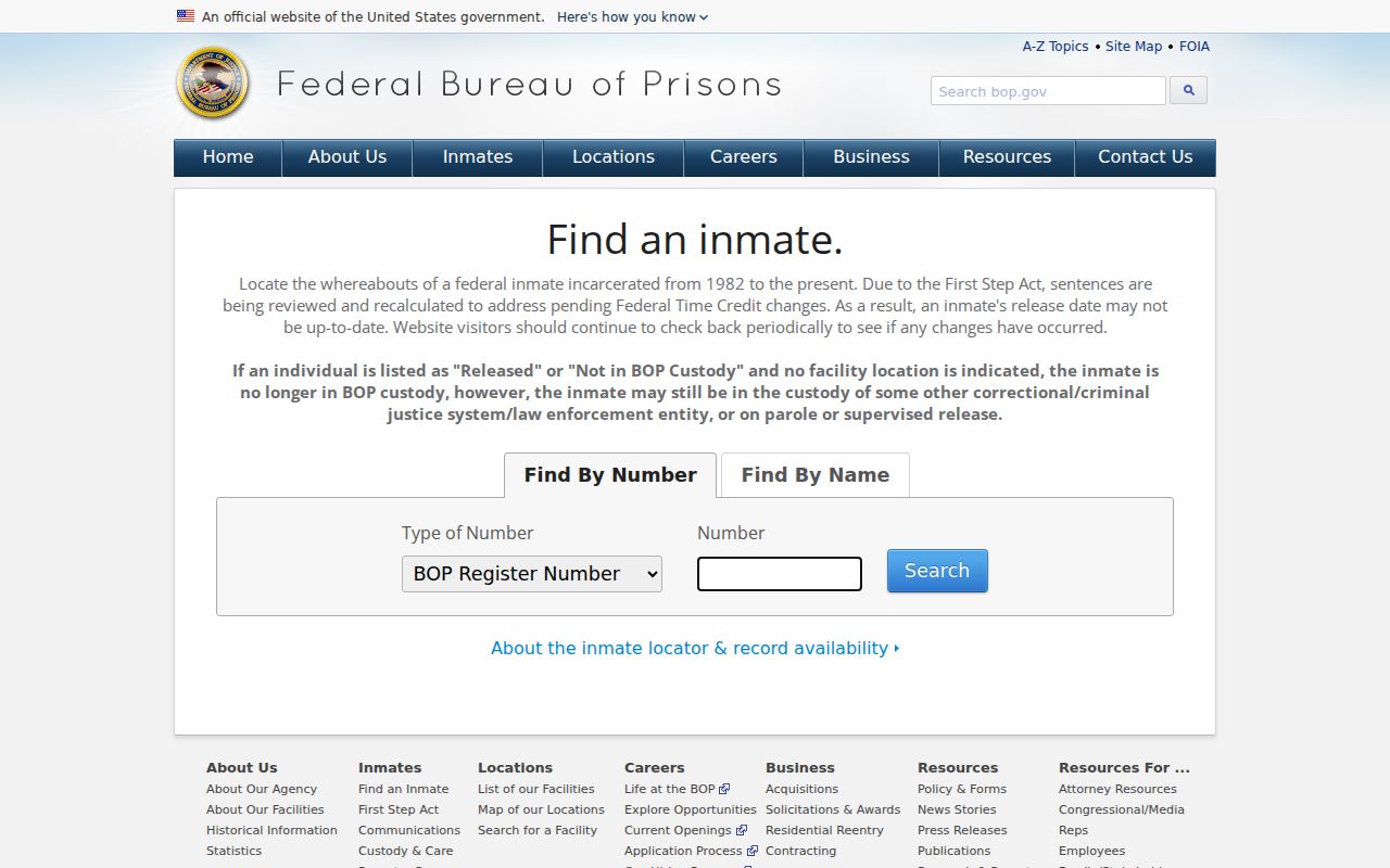 Waterbury criminal history federal custody